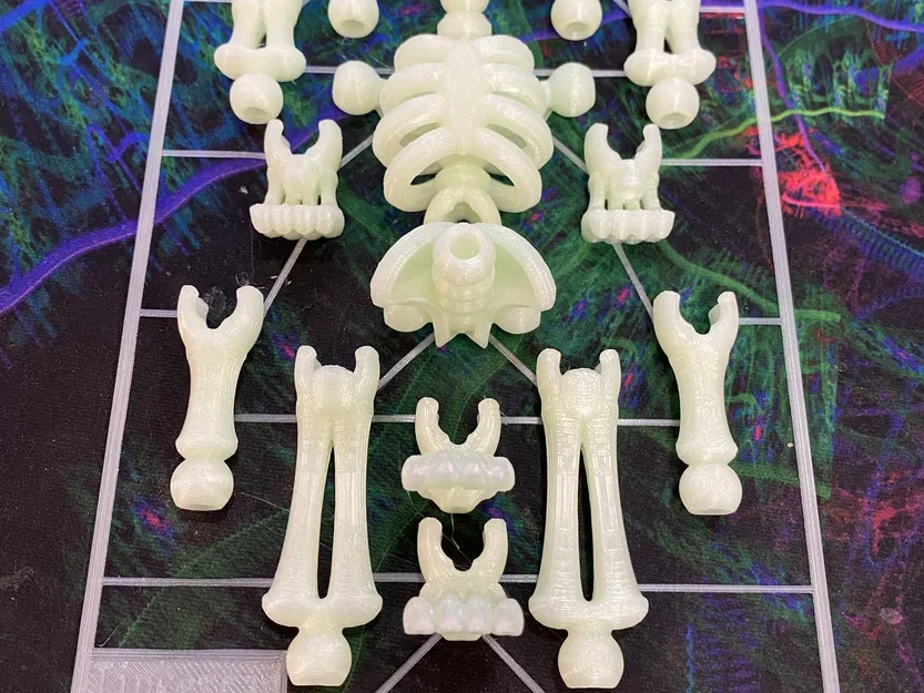 Bộ thẻ xương khô cho trẻ em và tiệc Halloween - Image 1