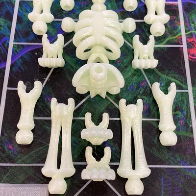 Bộ thẻ xương khô cho trẻ em và tiệc Halloween