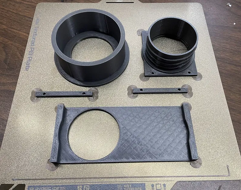 Cổng thu bụi kết nối 3 inch PVC với 2 1/2 inch ống xoắn - Image 2