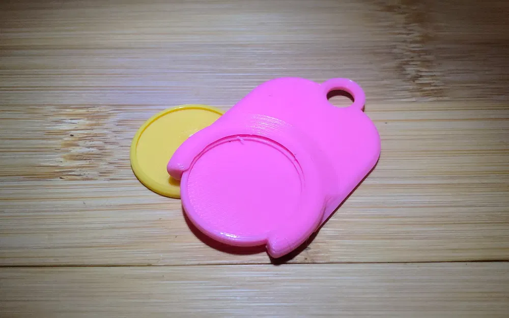 Móc khóa đồng xu cho xe đẩy mua sắm - Image 2