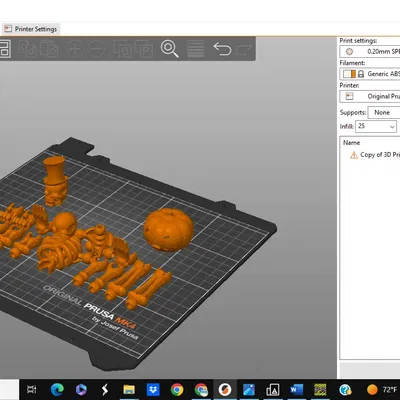 Đầu bí ngô cho bộ xương nhỏ