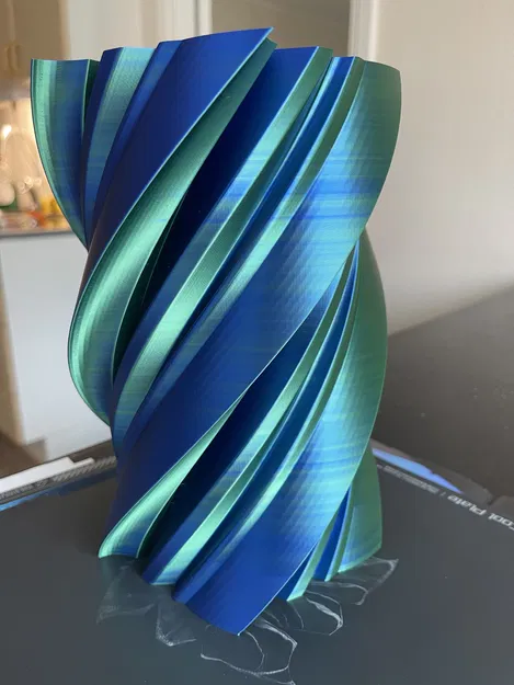 Bình hoa xoắn ốc Tornado cao 260 mm - Image 3