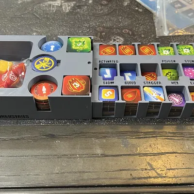 Khay đựng token cho Marvel Crisis Protocol