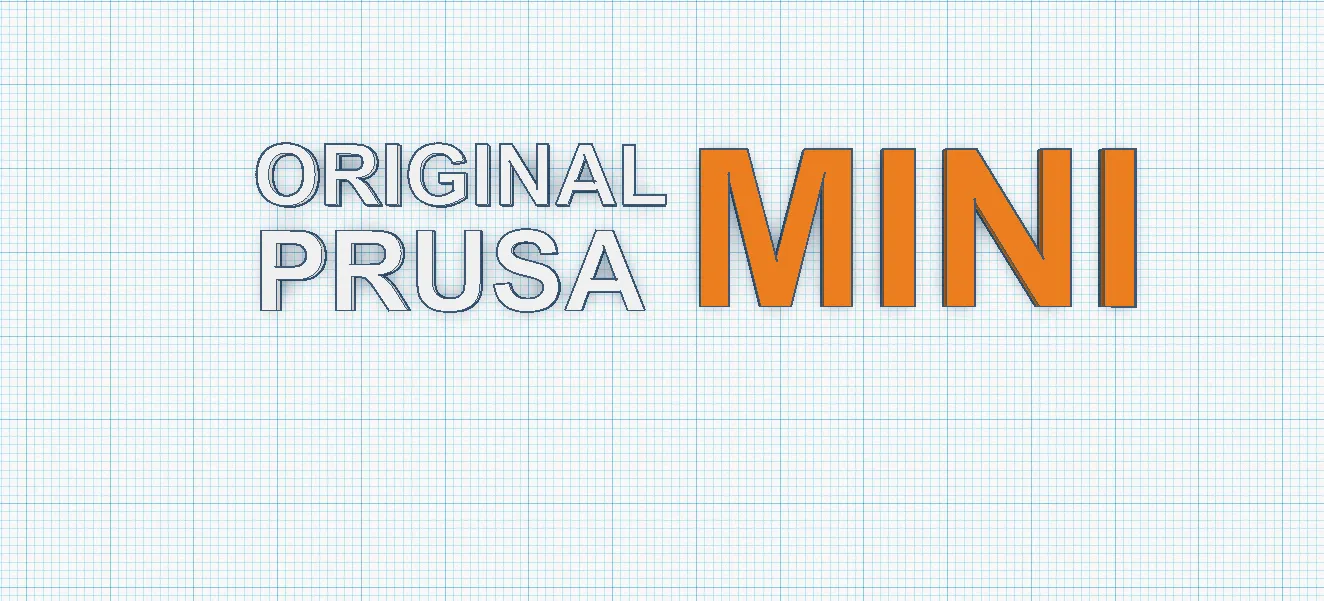 Chữ cái Prusa Mini cho máy in 3D - Image 1