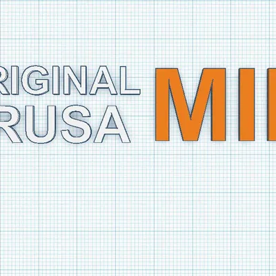 Chữ cái Prusa Mini cho máy in 3D