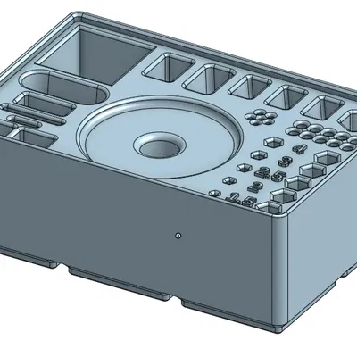 Giá đỡ công cụ in 3D Scambler cho hệ thống Gridfinity
