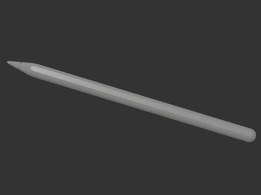 Mô hình tham khảo Apple Pencil Gen 2 cho thiết kế CAD - Image 3