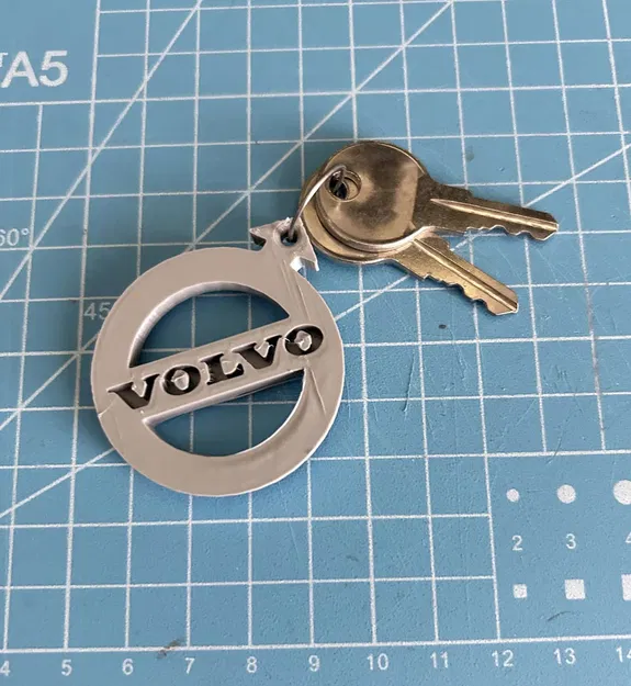 Móc khóa hình logo Volvo độc đáo cho người yêu xe hơi - Image 1