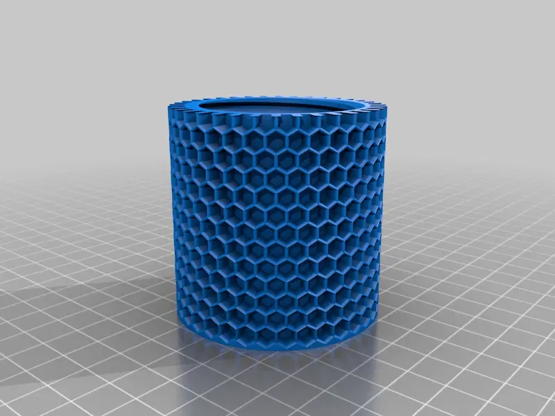 Bình đựng mật ong hình tổ ong có nắp vặn - Image 9