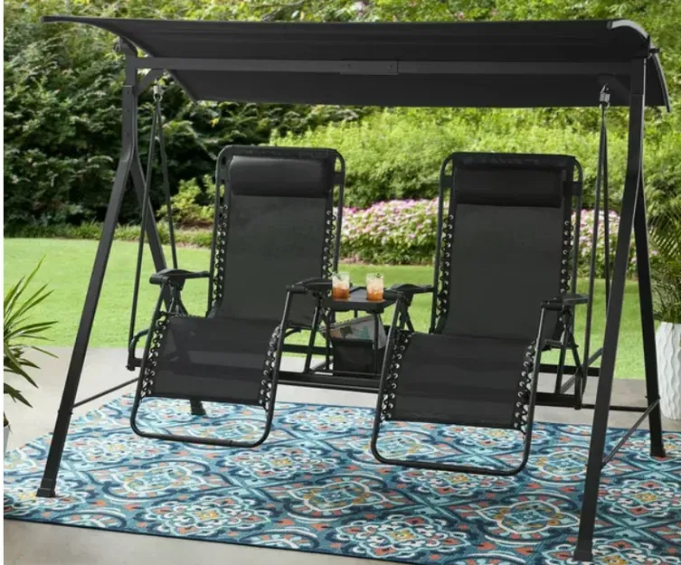 Xích đu hiên bằng thép Zero Gravity Mainstay - Image 3