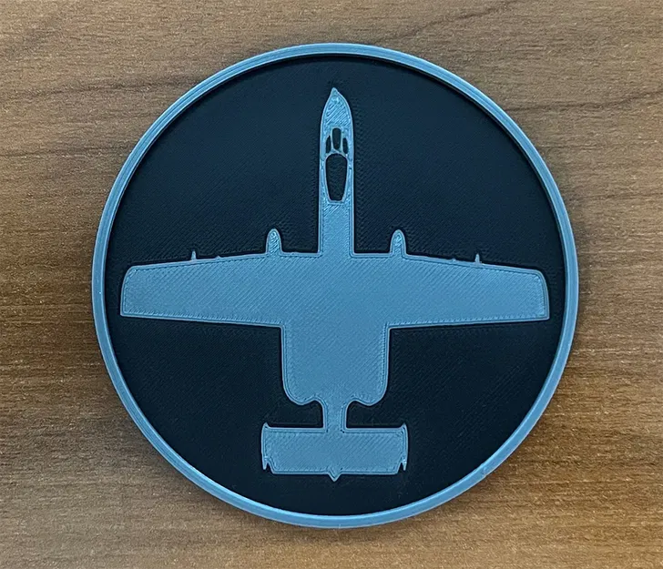 Đế lót ly Fairchild A-10 Thunderbolt II hình Warthog - Image 1