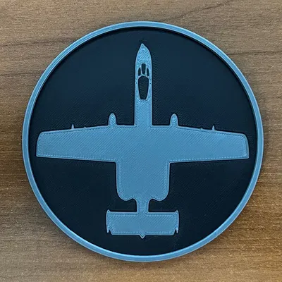 Đế lót ly Fairchild A-10 Thunderbolt II hình Warthog