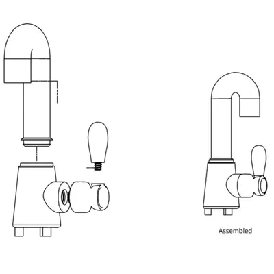 Vòi nước thay thế cho bếp chơi KidKraft Uptown Espresso