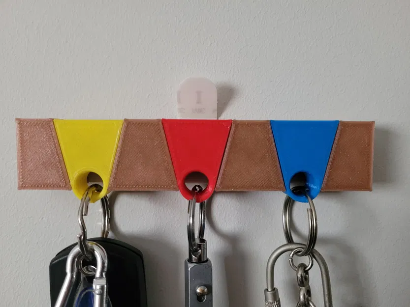 Giá treo chìa khóa gắn tường kiểu dáng tối giản - Image 1
