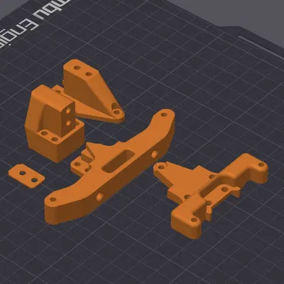 Tháp giảm chấn trước Tamiya XV-01 phiên bản nâng cao