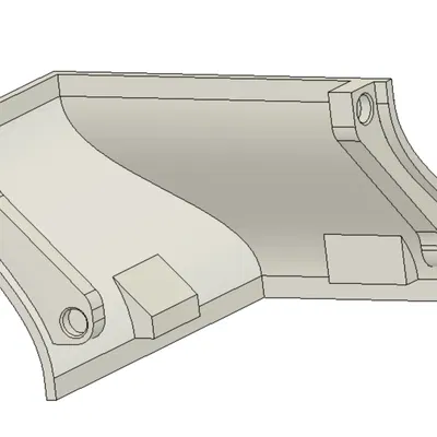 Cantonada cho kênh cáp với góc quay 90º