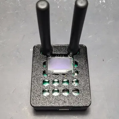 Vỏ cho Raspberry Pi 3A và Pi-Star MMDVM với màn hình OLED