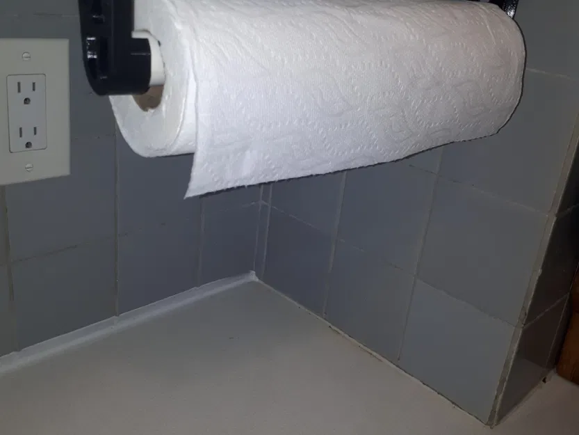 Giá đỡ khăn giấy treo dưới kệ - Image 1