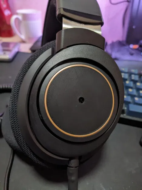 Nắp bảo vệ cho tai nghe Philips SHP9600 với cổng bass phản xạ - Image 1