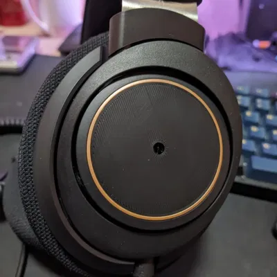 Nắp bảo vệ cho tai nghe Philips SHP9600 với cổng bass phản xạ