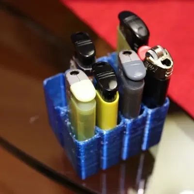 Hộp đựng bật lửa gọn gàng cho 8 chiếc bật lửa