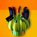 Giá đỡ USB hình bí ngô cho bàn làm việc ngày Halloween - Thumbnail 1