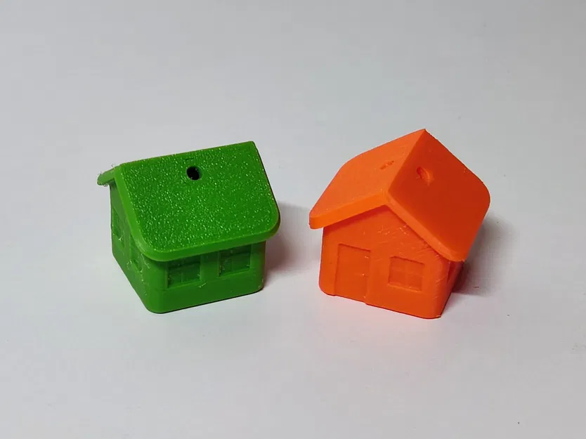 Móc khóa hình nhà không góc cạnh sắc nhọn - Image 4