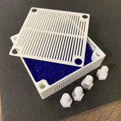 Hộp chứa chất hút ẩm silica in 3D dung tích lớn