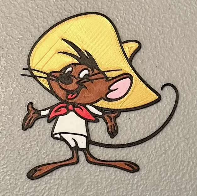 Nam châm Speedy Gonzales nhiều màu sắc - Image 1