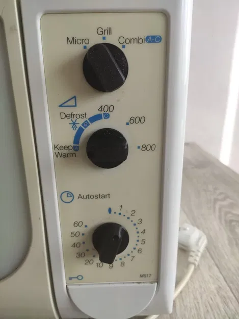 Núm điều chỉnh thay thế cho lò vi sóng Whirlpool MD517 - Image 1