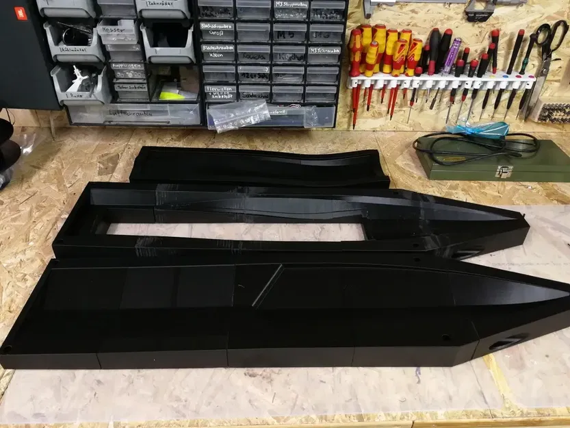 Thuyền RC Mono SAW thẳng tốc độ cao - Image 10