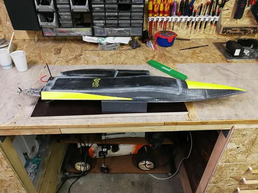 Thuyền RC Mono SAW thẳng tốc độ cao - Image 17