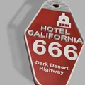 Móc chìa khóa Hotel California với thiết kế độc đáo - Thumbnail 2