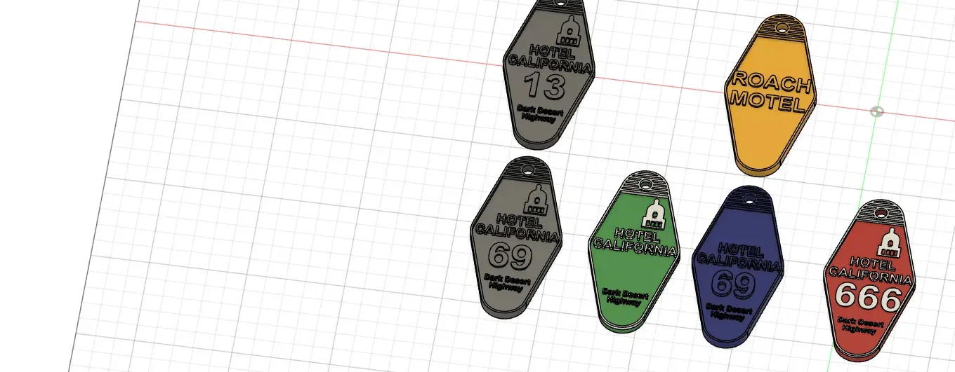Móc chìa khóa Hotel California với thiết kế độc đáo - Image 10