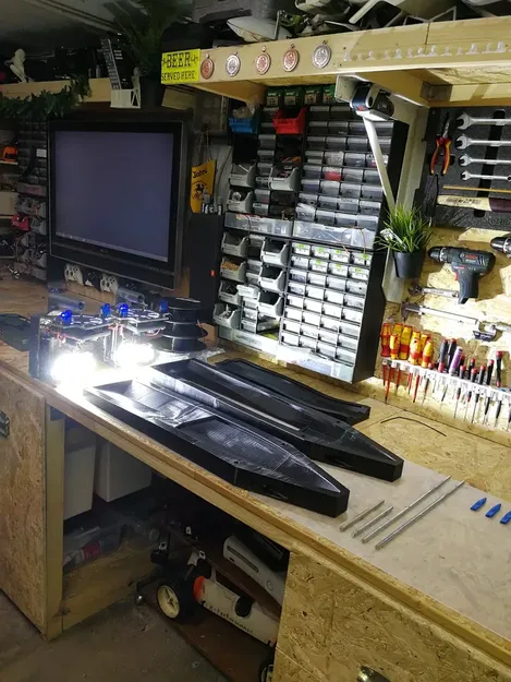 Thuyền RC Mono SAW thẳng tốc độ cao - Image 33