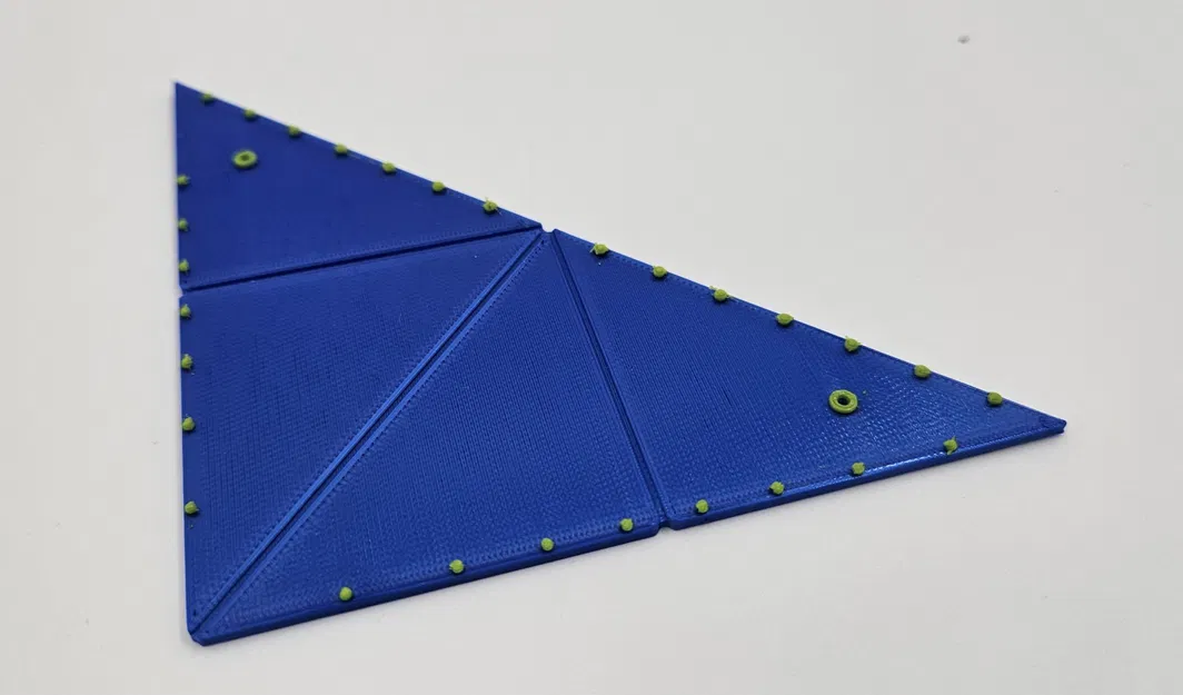 Thước đo góc tam giác xúc giác cho người khiếm thị - Image 1