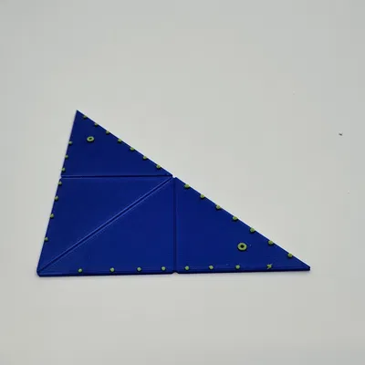 Thước đo góc tam giác xúc giác cho người khiếm thị