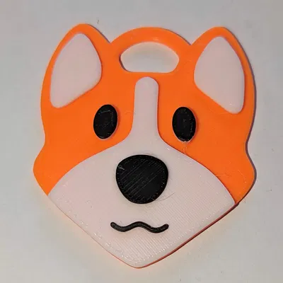 Móc chìa khóa Nemo chó corgi từ trò chơi Party Animals