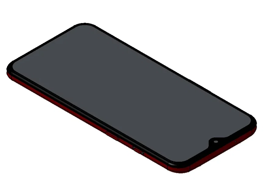 Mô hình điện thoại OnePlus 7 chi tiết và sắc nét - Image 1