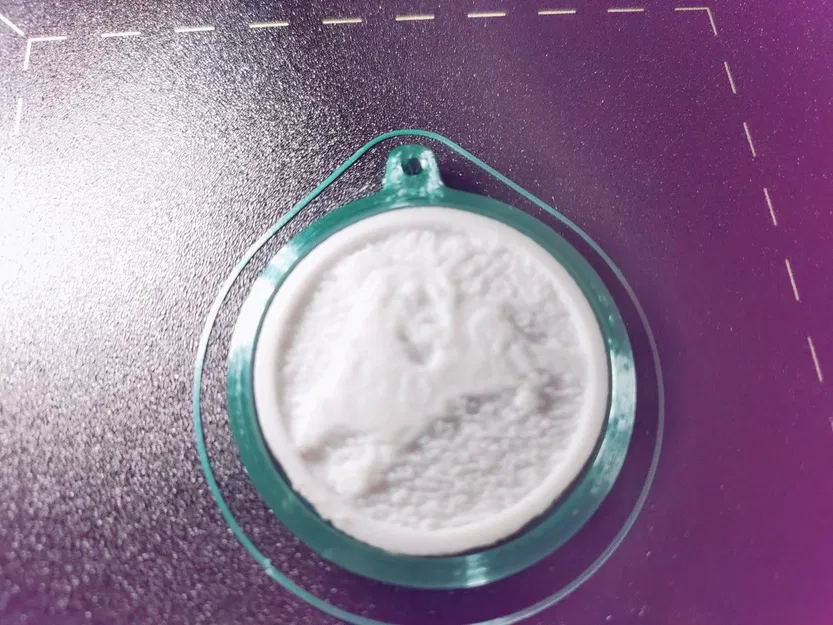 Móc khóa hình lithophane với hình ảnh của người thân và bạn bè - Image 3