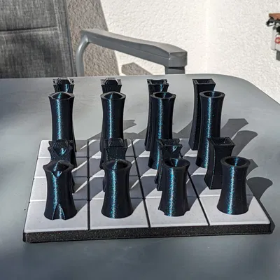 Trò chơi Quarto từ tính sang trọng với bàn cờ