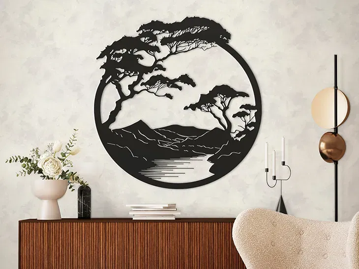 Bình yên trong nghệ thuật treo tường - Image 1