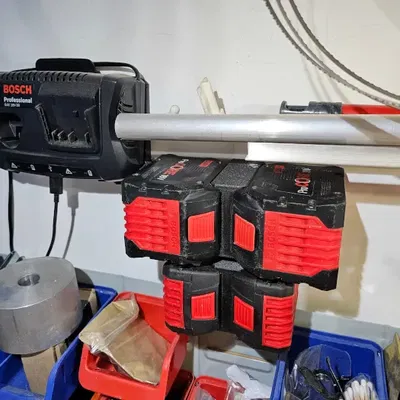 Giá đỡ tường cho pin đôi Bosch Professional 18V