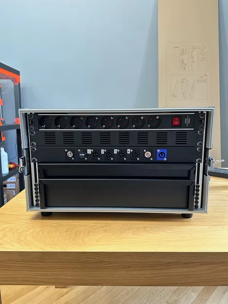 Giá đỡ cáp XLR loại D Neutrik cho tủ âm thanh - Image 10