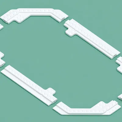 Bàn chơi LUDO / TAC / Mensch ärgere dich nicht với nam châm 6x6mm