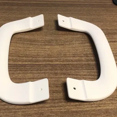 Tay cầm cửa tủ lạnh Proline thiết kế lại bằng Fusion 360