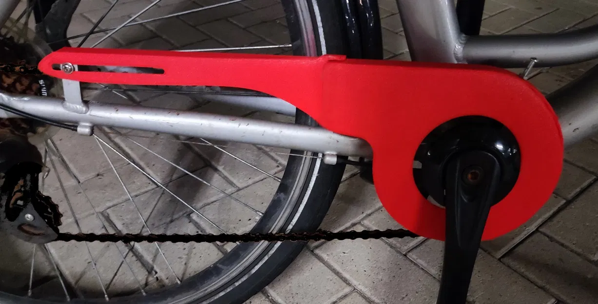 Bảo vệ xích xe đạp thiết kế dễ in 2 phần - Image 1