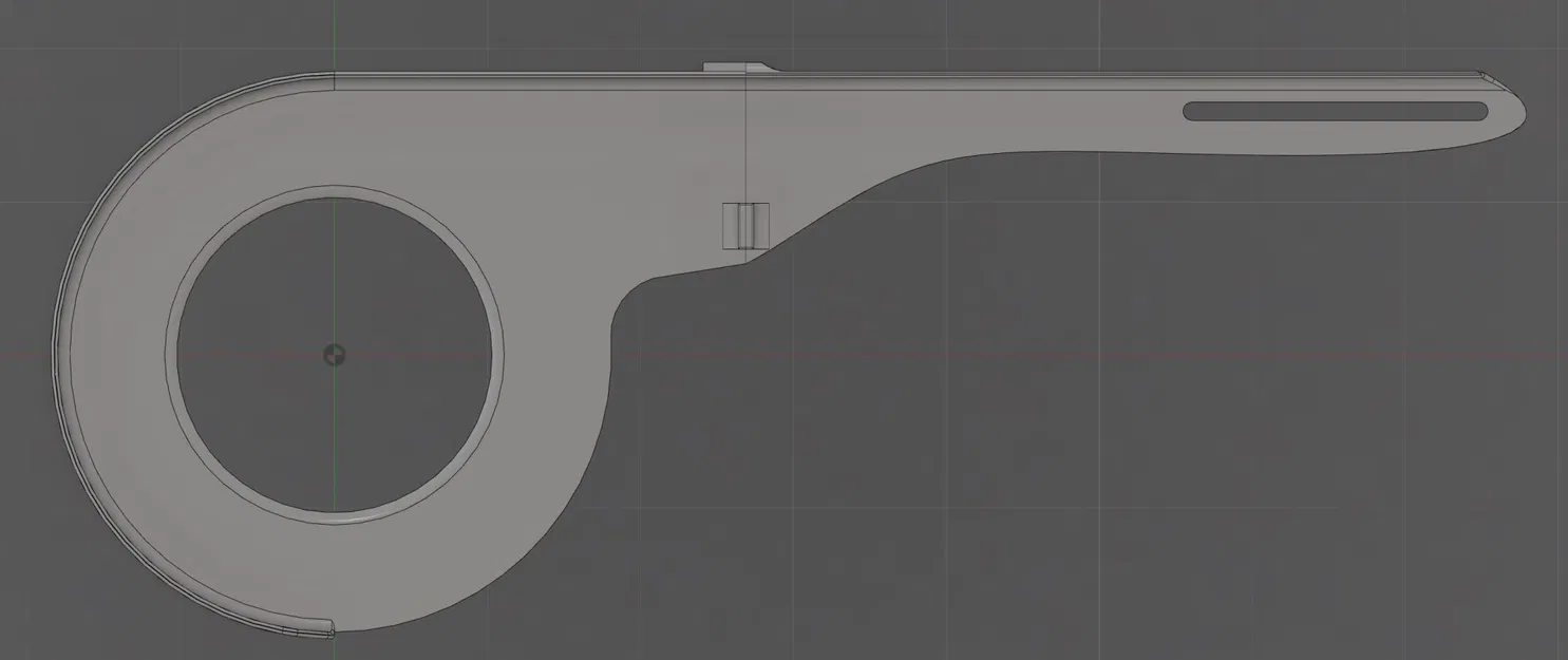 Bảo vệ xích xe đạp thiết kế dễ in 2 phần - Image 3