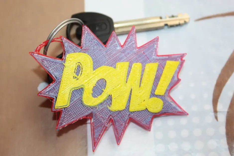 Móc khóa an toàn POW! độc đáo và nổi bật - Image 1