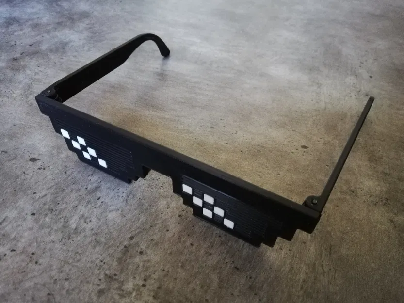 Kính mắt "Cuộc sống khó khăn" với phần đệm mũi dễ in - Image 2